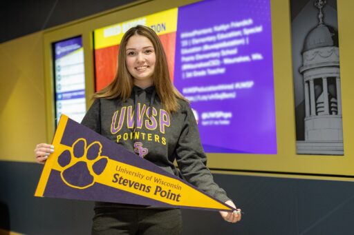 Madison Ackley, Crandon, will graduate with a degree in accounting after only two years at UW-Stevens Point.