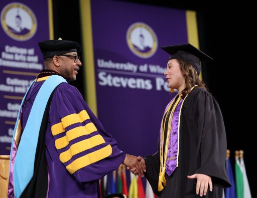 UW-Stevens Point will hold its spring Commencement ceremonies Saturday, May 18, at 9:30 a.m. and 2 p.m., led by Chancellor Thomas Gibson.