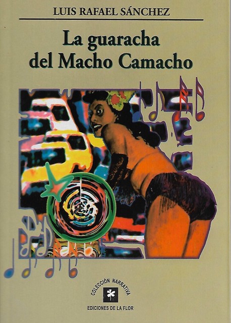 La Guaracha del Macho Camacho and decorative art with woman leaning