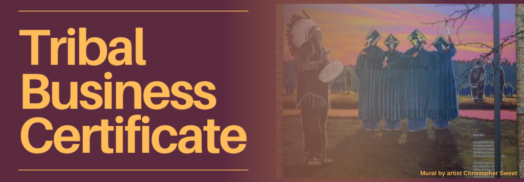 Tribal Business Certificate Banner