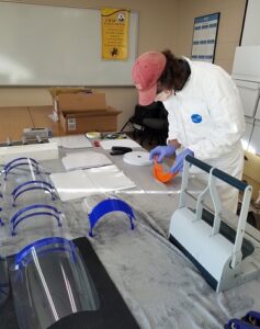 UW-Stevens Point employees use skills to address face shield shortage for local health workers