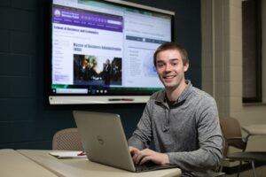 UW-Stevens Point undergraduate already pursuing his MBA