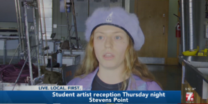 WSAW: Student Artist Talk and Reception Thursday night at UW-Stevens Point