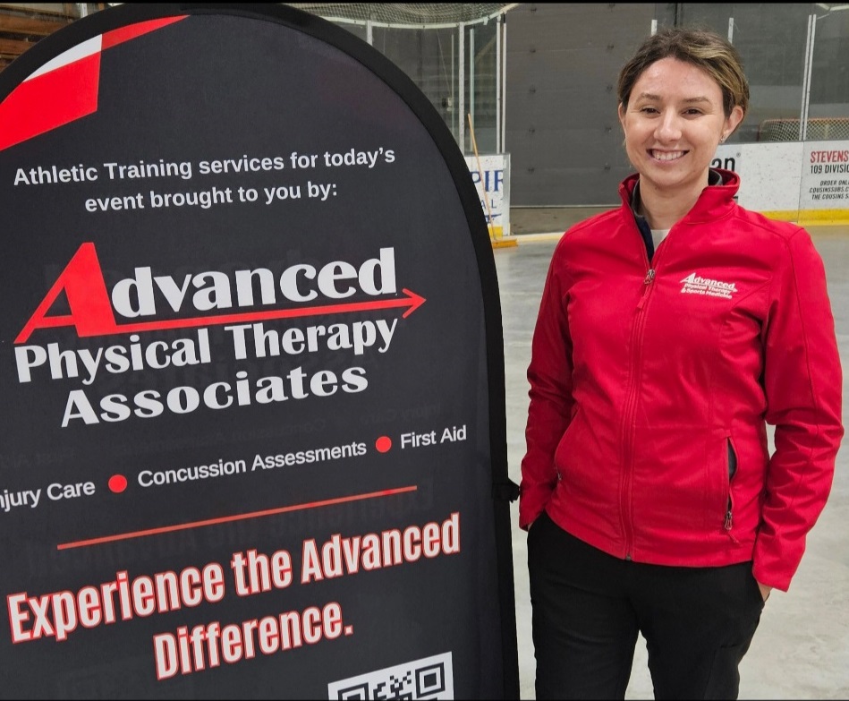 Abby Scaffidi, a December 2024 graduate of UWSP’s DPT program, now works at Advanced Physical Therapy in Plover.