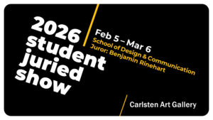 UWSP’s Carlsten Art Gallery presents: 2026 Student Juried Show