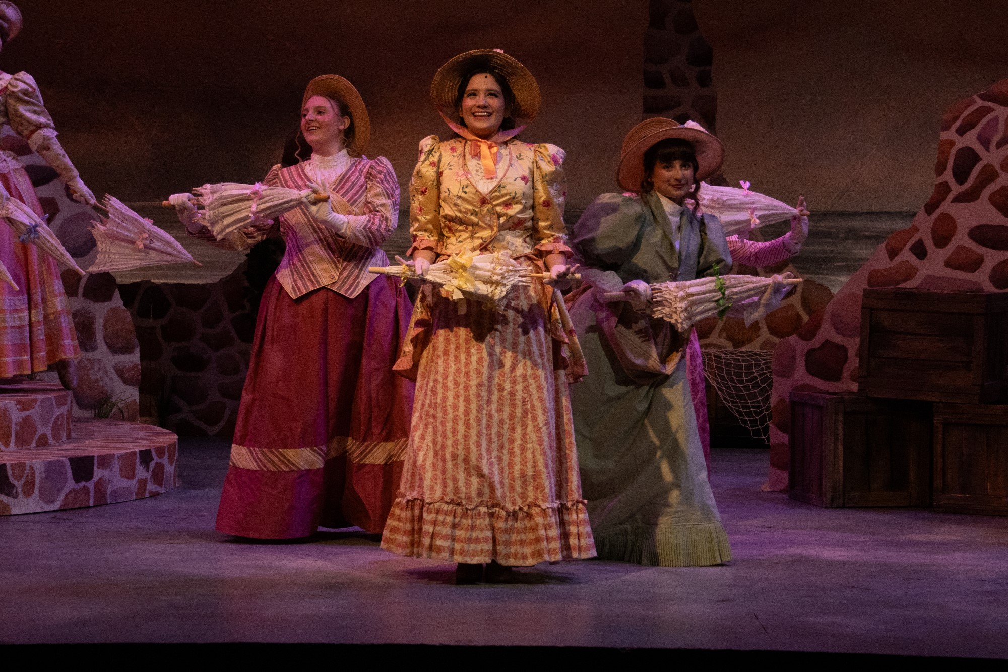 actors on stage for the show “The Pirates of Penzance”