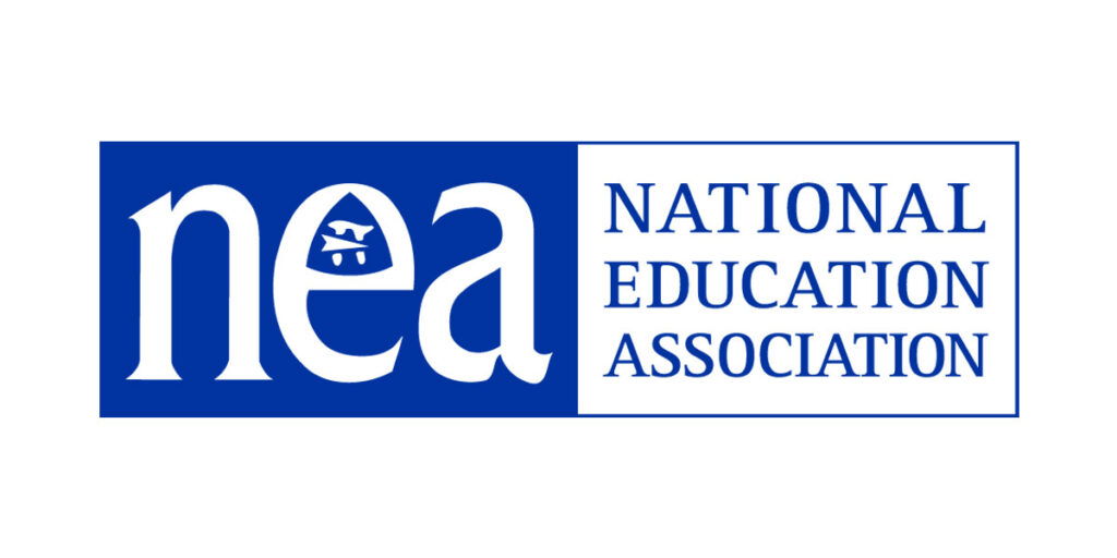 National Education Association logo.