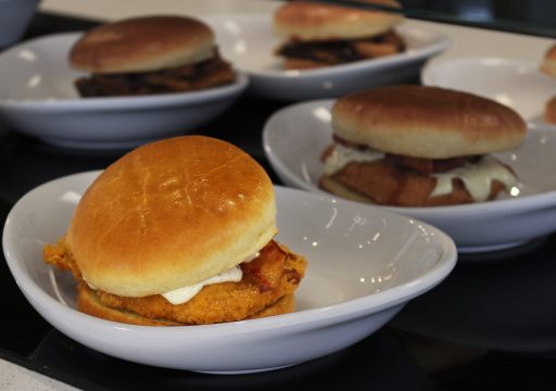 Bacon Chicken Ranch sandwich from the Upper Dining Hall