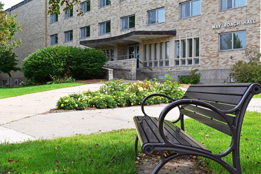 UWSP Residence Hall building on campus - May Roach