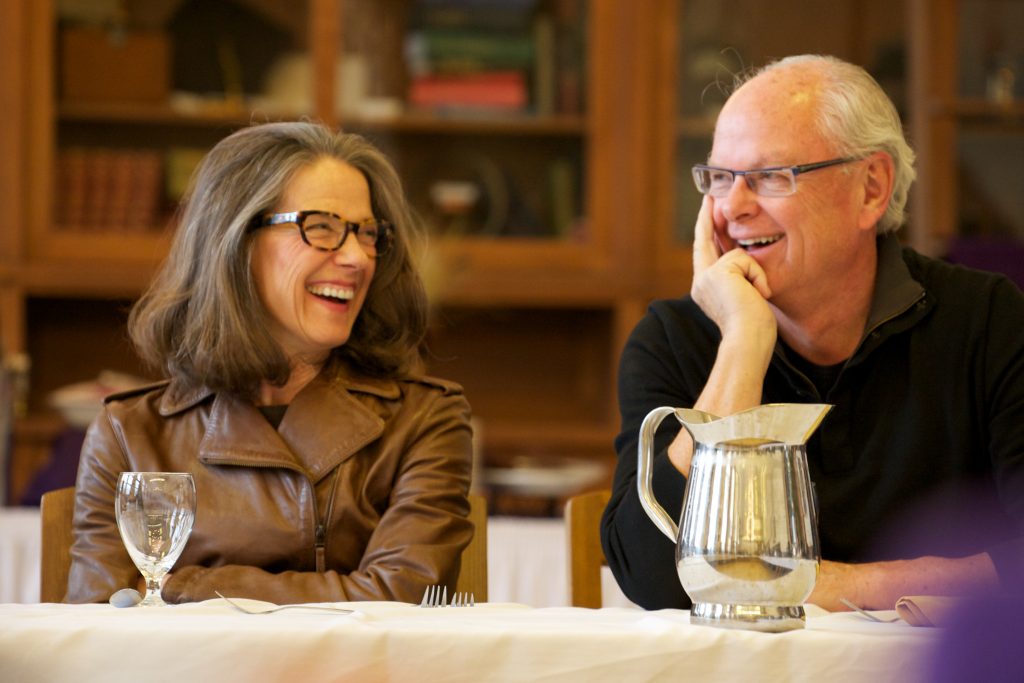John and Patty Noel at the Noel Compass Scholar luncheon.