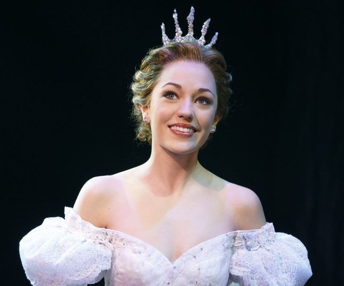 Alumna Laura Osnes performing as Cinderella on Broadway.