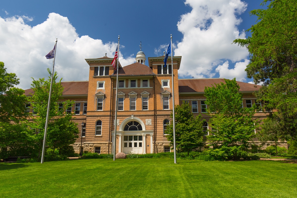 Old Main in summer