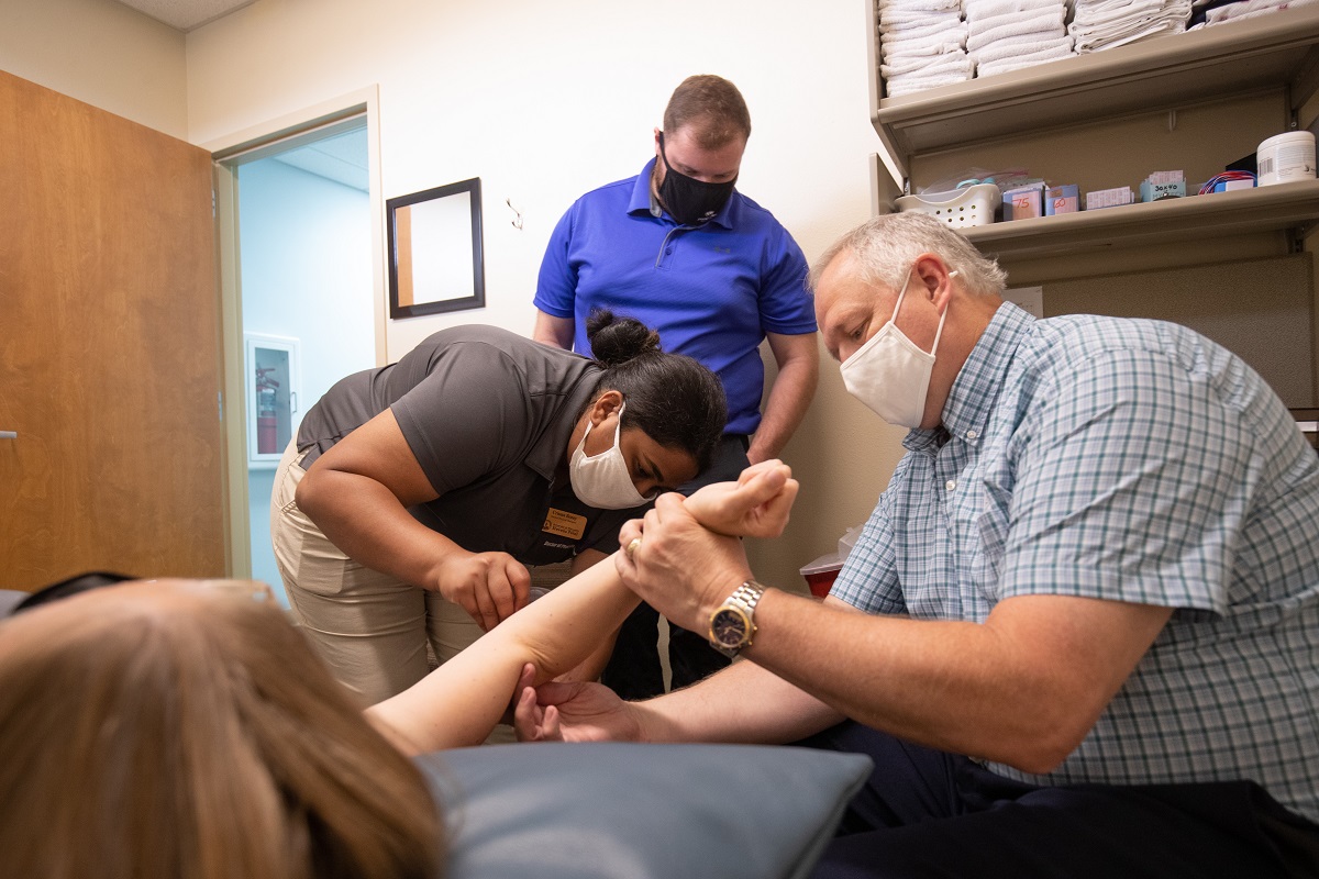 Students in the doctor of physical therapy program