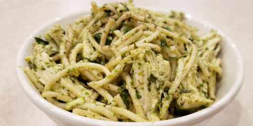 Creamy Chicken Pesto Pasta