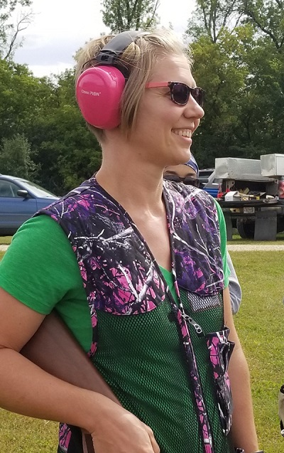 A participant in BOW shooting sports workshop