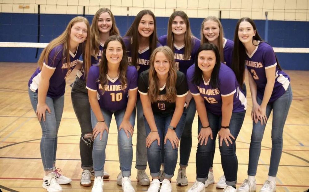 Women's Volleyball team at UW-Stevens Point at Marshfield