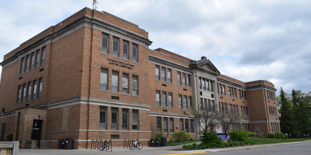 The School of Design and Communication has two buildings on campus in Stevens Point, the Noel Fine Arts Center and the Communication Arts Center. 