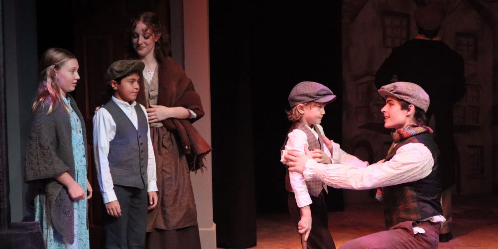 Students in a Christmas Carol