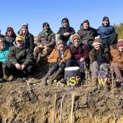 Members of UW-Stevens Point's Collegiate Soil Judging Team