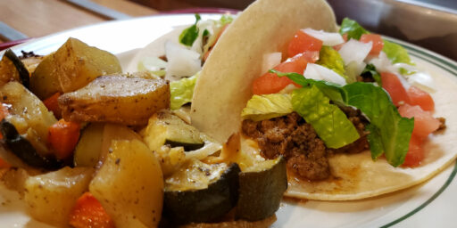 CPS Café Vegatables and Tacos