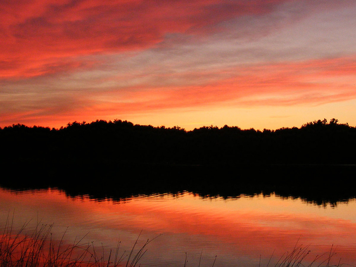 Sunset Lake sunset image