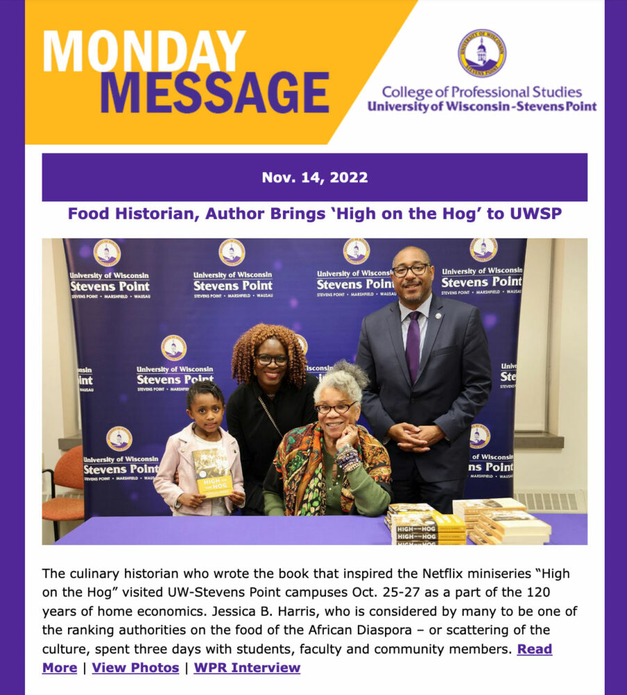CPS Monday Message eNewsletter