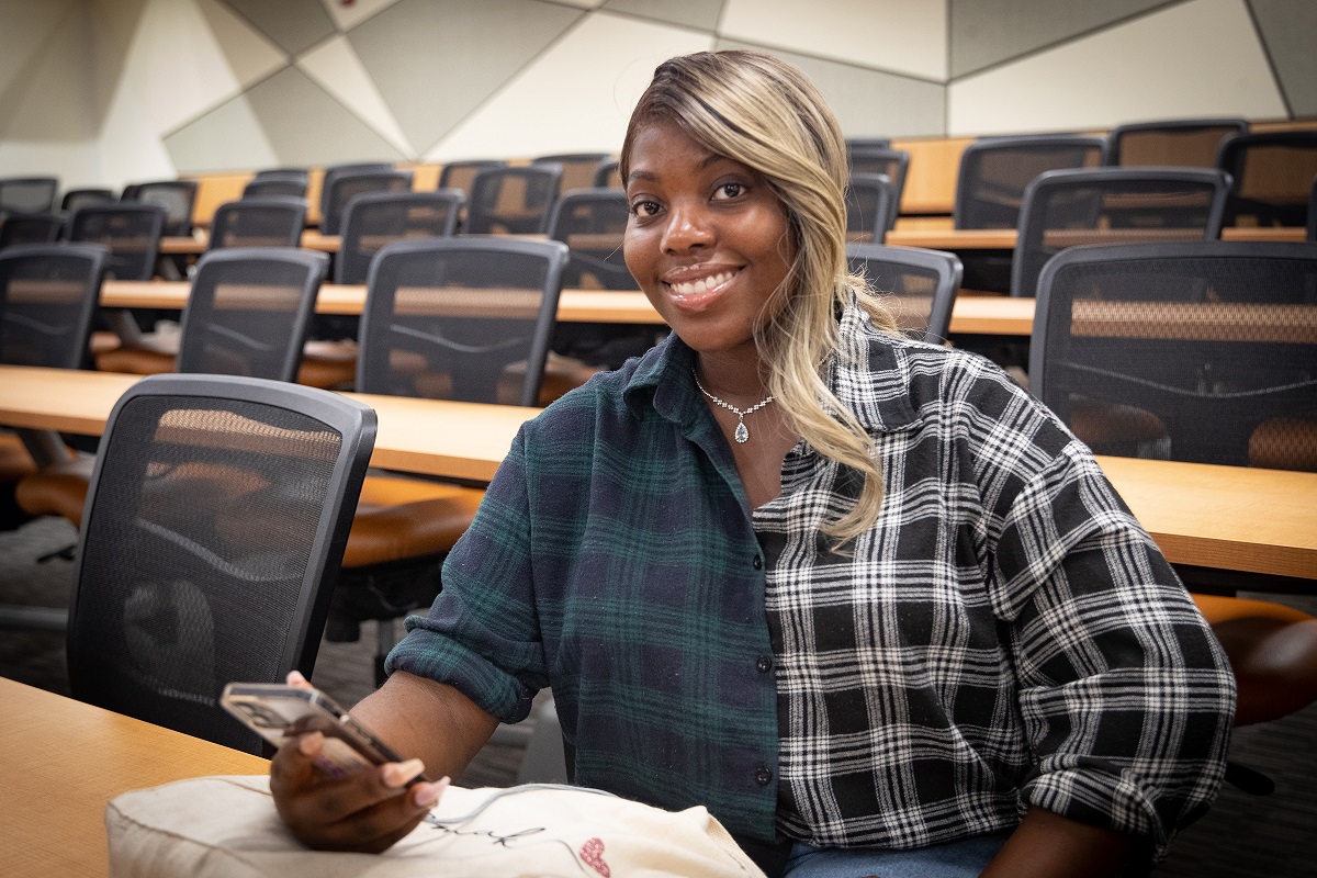 Chiamaka Obinna is a mentor and student leader at UW-Stevens Point.