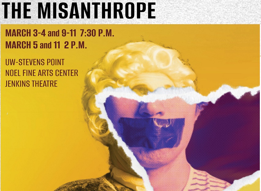 The UW-Stevens Point Department of Theatre and Dance will stage “The Misanthrope” March 3-5 and 9-11.