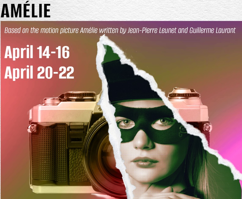 The UW-Stevens Point Department of Theatre and Dance will stage the musical romantic comedy “Amélie” April 14-16 and April 20-22.