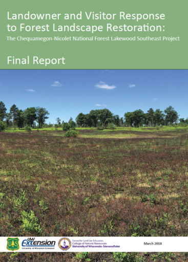 Forest Landscape restoration research cover