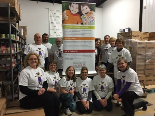 Wausau area UW-Stevens Point alumni have the opportunity to again help put together “Blessings in a Backpack” for area school children on Tuesday, April 25.