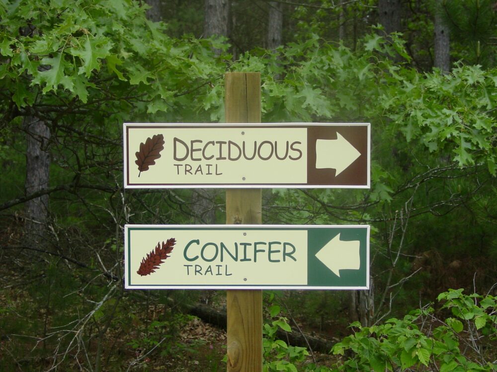 trails and signs