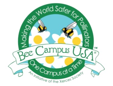 Bee Campus USA. Making the world safer for pollinators one campus at a time.