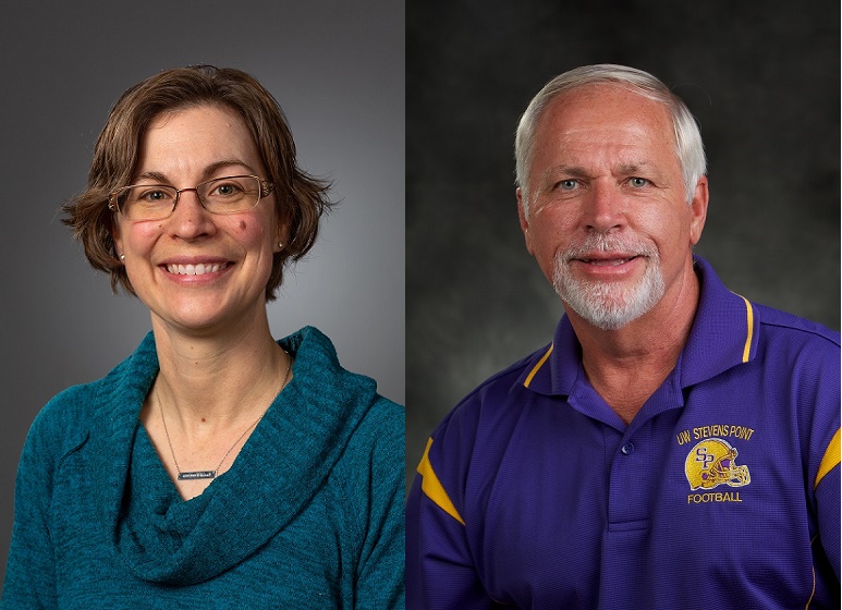 Professor Sarah Orlofske, biology, and Mike Okray, athletics, were among those honored at the 2023 University Awards.