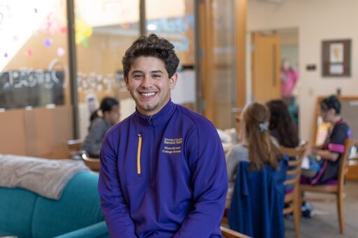 Dominick Reyes is working toward becoming a licensed clinical social worker to offer holistic solutions to those who need help, inspired by those he saw helping his brother with autism.