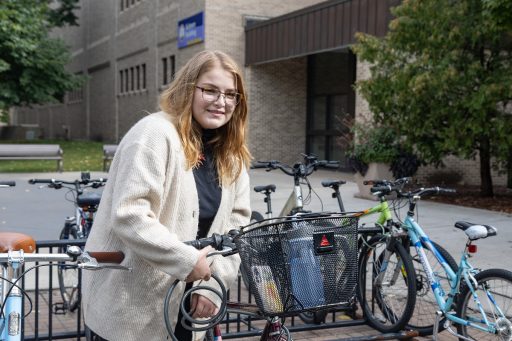 UW-Stevens Point was named a Silver Bicycle Friendly University for 2023-27 by the nation’s premiere bike advocacy organization. It has held a Bronze designation since 2019.
