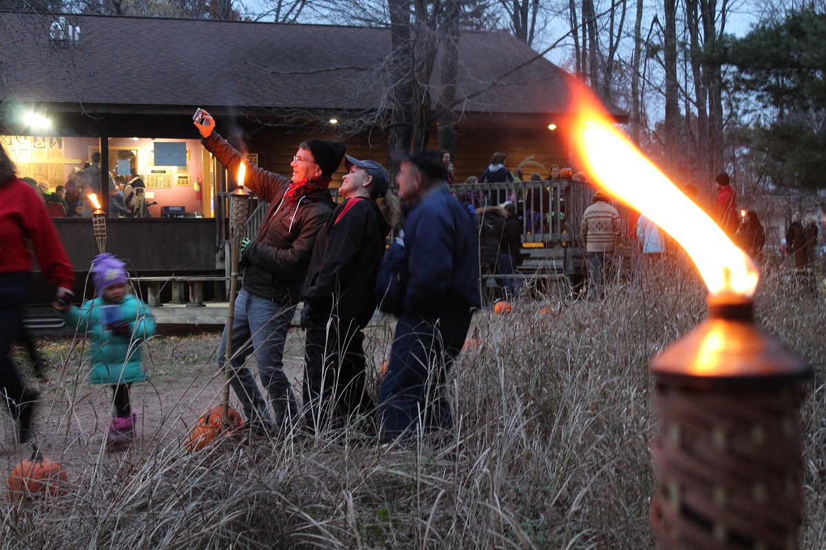 The annual Schmeeckle Reserve Fall Candlelight Hike will be offered Friday, Oct. 27, with torch-lit trails, activities and crafts.