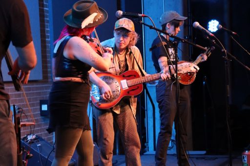 Image of Hemlock Chasers performing at UWSP.