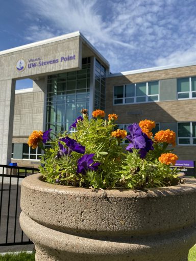 Wausau main campus building outside on a sunny day.