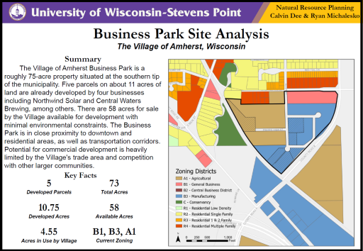 Link to Business Park Site Analysis pdf