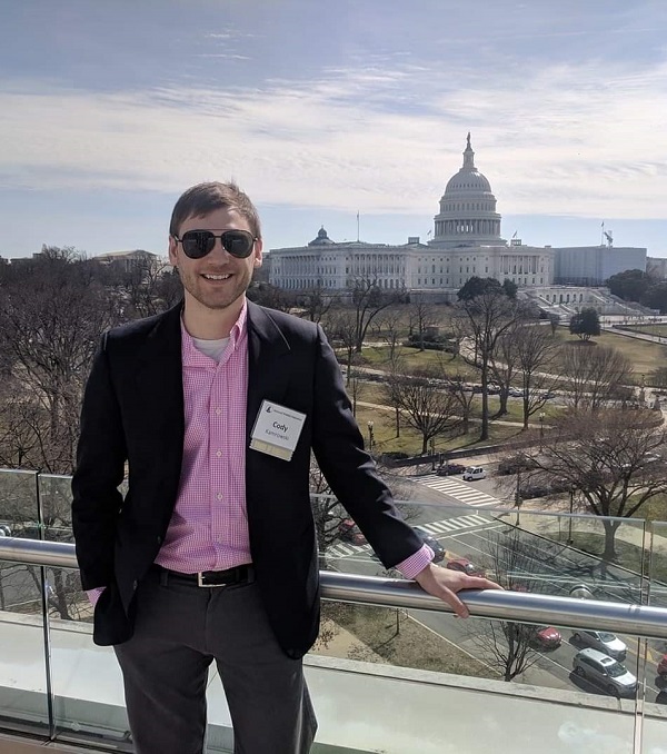 Cody Kamrowski served an internship in Washington D.C. while a student at UWSP.
