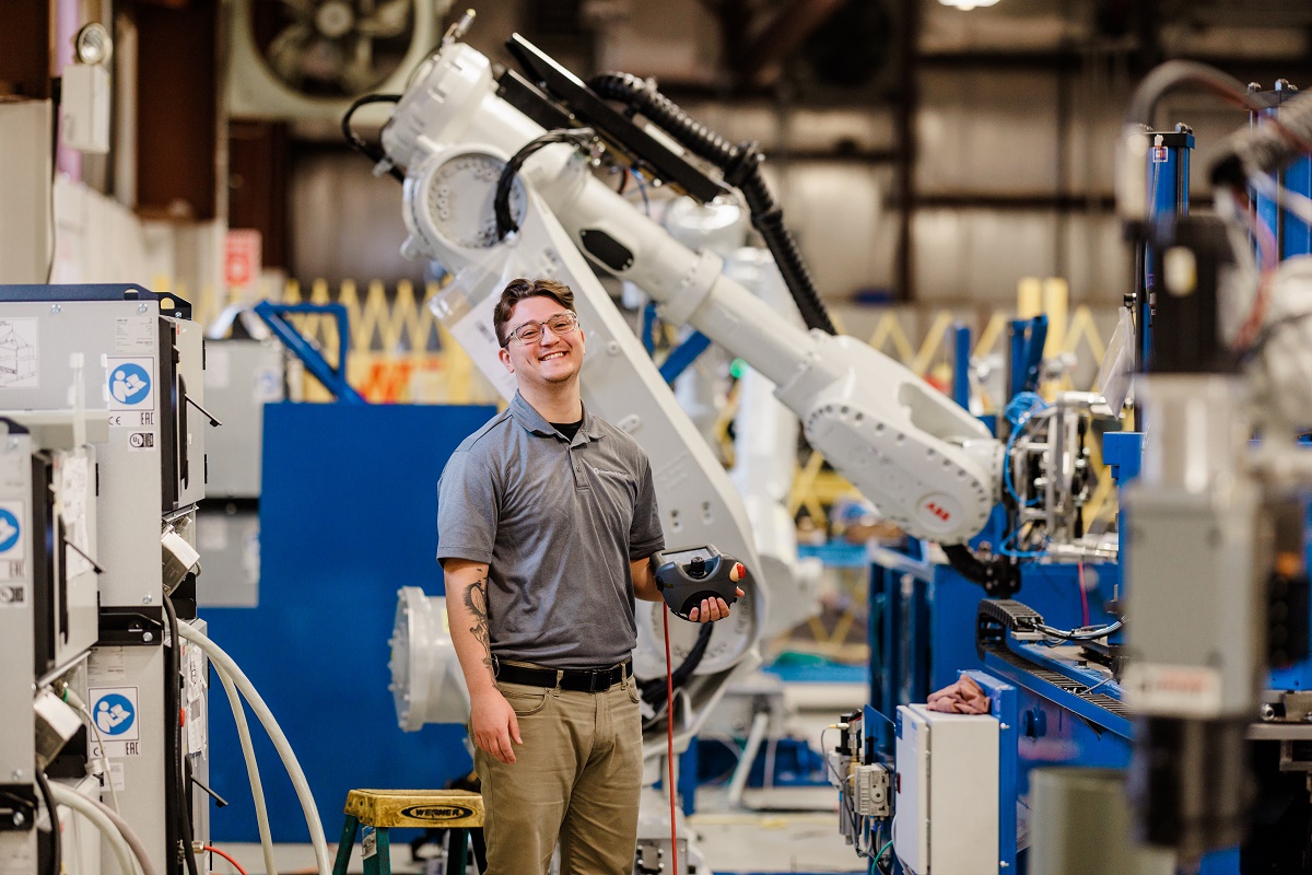 An agreement between Northcentral Technical College and UW-Stevens Point offers regional students and employees, such as those at Greenheck (pictured), the opportunity to complete a technology management bachelor’s degree through the two institutions.