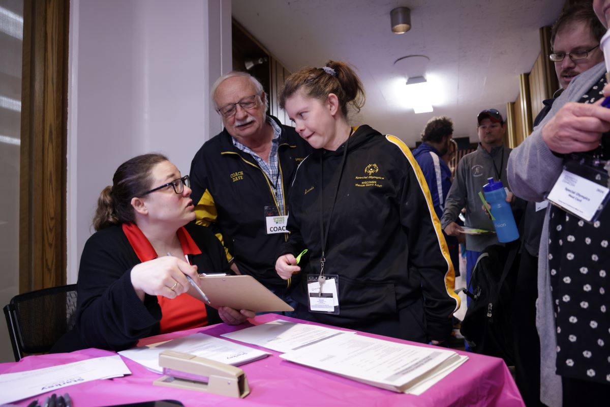 Rachel Craig, an associate professor of audiology, won the 2024 Ethel and Ward Faculty Heroes Award for her work with the Special Olympics Healthy Hearing Program.