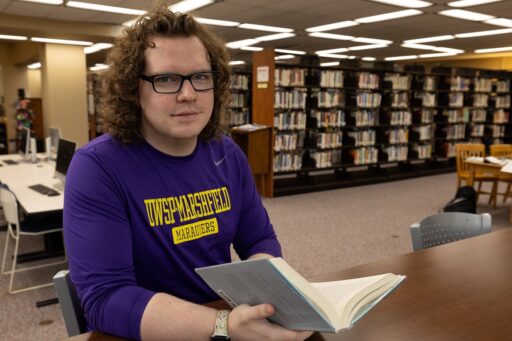 Jordan Bard is studying pre-engineering at UWSP at Marshfield and also works as a peer tutor.