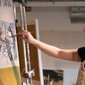 Bachelor of fine arts graduate Mackenzie Biadasz is sharing her love for the Stevens Point community through sculpture installations at Pfiffner Park.