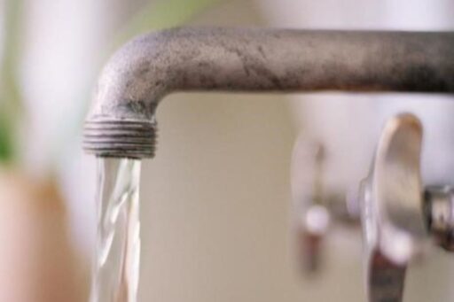 Picture of water faucet